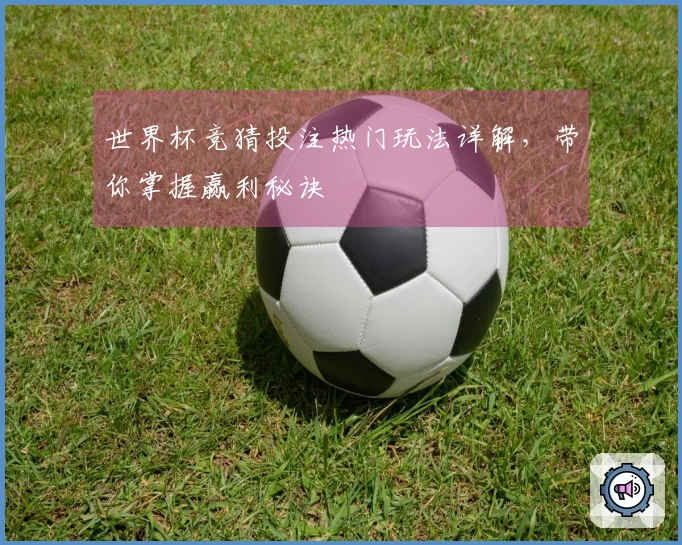 世界杯竞猜投注热门玩法详解，带你掌握赢利秘诀
